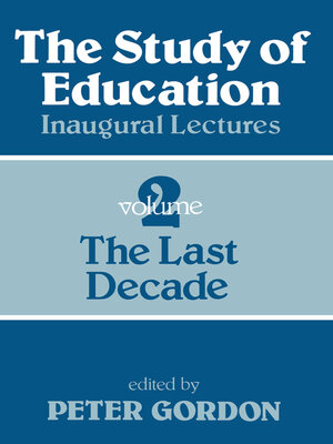 cover image of Study of Education Pb